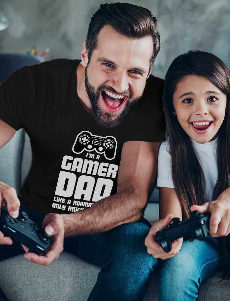 Gamer Dad Shirt Gifts for Men Fathers Day Gaming