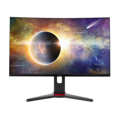 27" Curved QHD (2560 X 1440P) 165Hz 1Ms Adaptive Sync Gaming Monitor with Cables, Black, New