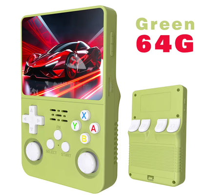 Open Source R36S Retro Handheld Video Game Console Linux System 3.5 Inch IPS Screen Portable Pocket Video Player 64GB 128G Games