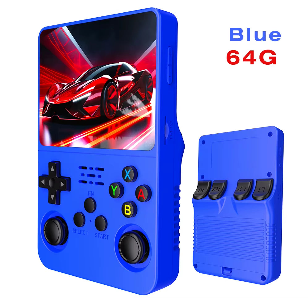 Open Source R36S Retro Handheld Video Game Console Linux System 3.5 Inch IPS Screen Portable Pocket Video Player 64GB 128G Games